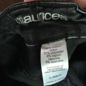 Black Maurices Skinny Jeans